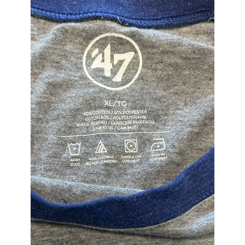 NBA Dallas Mavericks 3/4 Sleeve T-Shirt Apparel from '47 - Picture 3 of 10